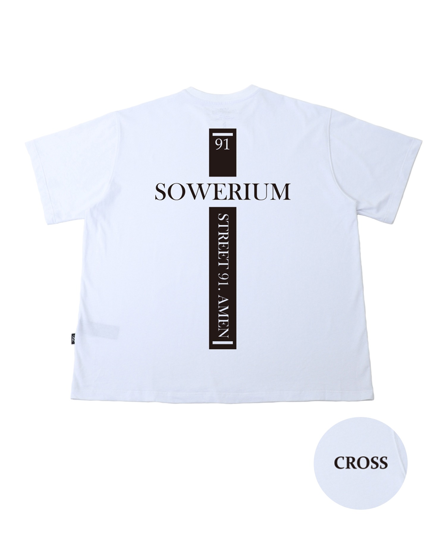 Cross T-shirt white